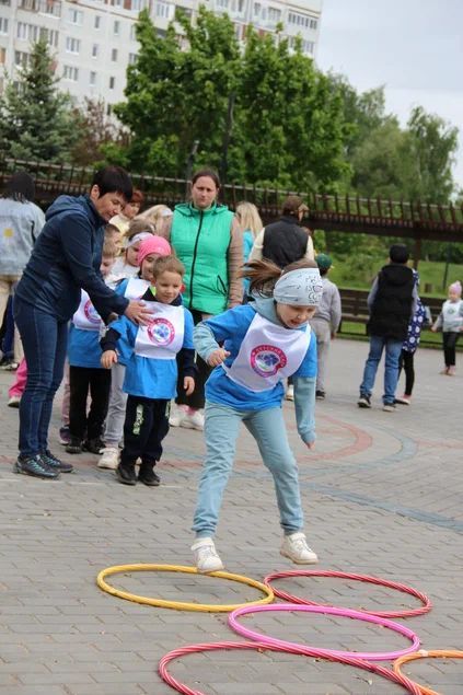 Заинские дошколята сыграли в спортивную игру «Зарница»