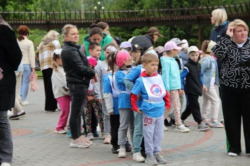 Заинские дошколята сыграли в спортивную игру «Зарница»