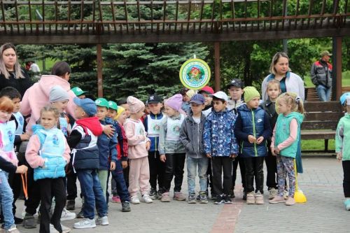 Заинские дошколята сыграли в спортивную игру «Зарница»