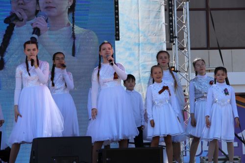 Фоторепортаж празднования Дня Победы в Заинске