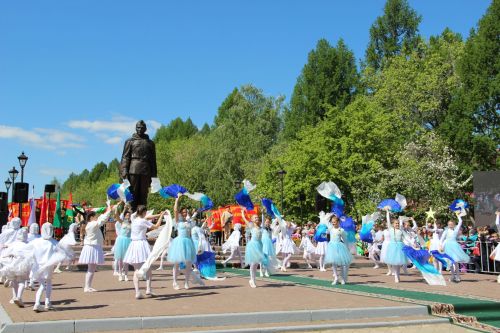 Фоторепортаж празднования Дня Победы в Заинске