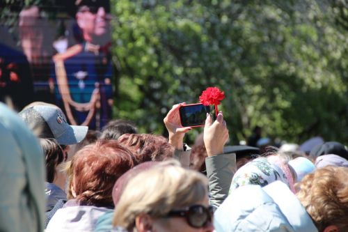 Фоторепортаж празднования Дня Победы в Заинске