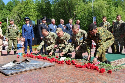 Фоторепортаж празднования Дня Победы в Заинске