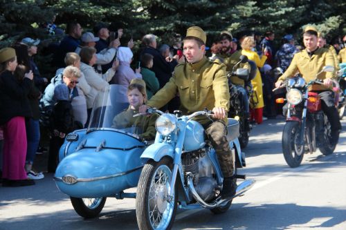 Фоторепортаж празднования Дня Победы в Заинске