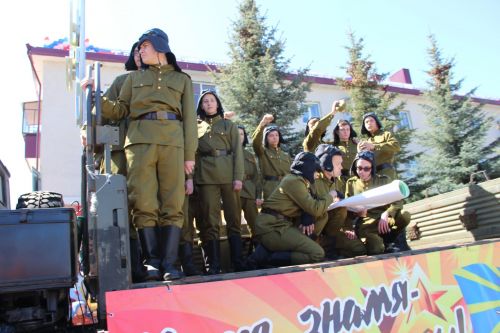 Фоторепортаж празднования Дня Победы в Заинске