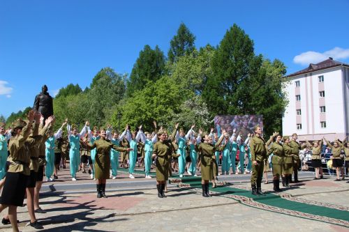 Фоторепортаж празднования Дня Победы в Заинске