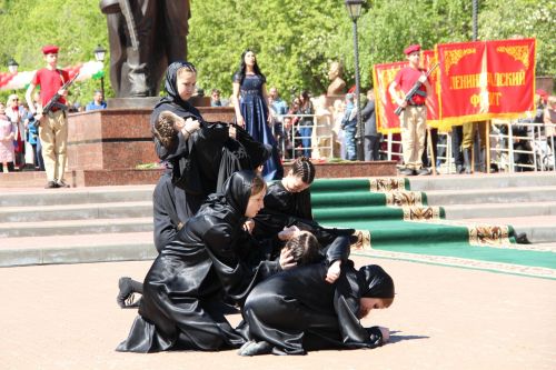 Фоторепортаж празднования Дня Победы в Заинске