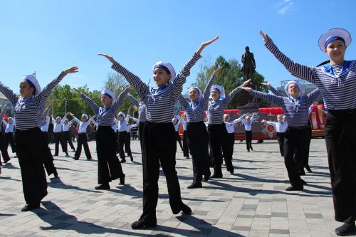 Фоторепортаж празднования Дня Победы в Заинске
