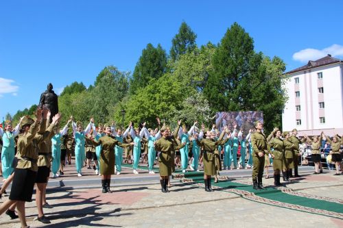 Фоторепортаж празднования Дня Победы в Заинске