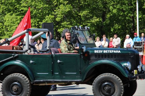 Фоторепортаж празднования Дня Победы в Заинске