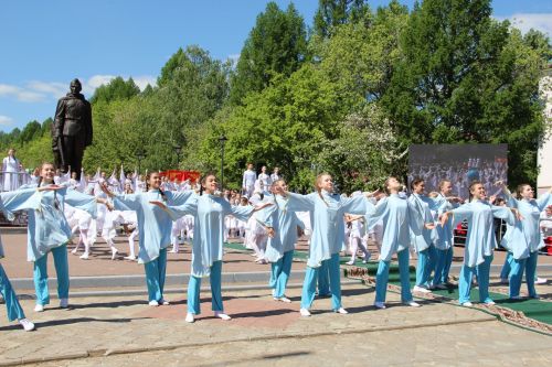 Фоторепортаж празднования Дня Победы в Заинске
