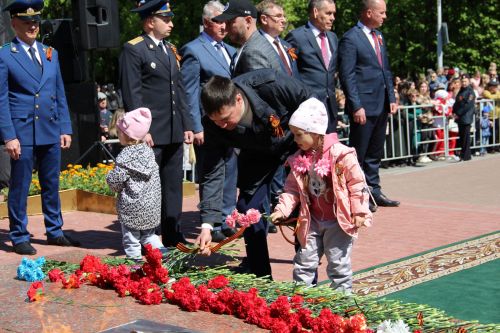 Фоторепортаж празднования Дня Победы в Заинске