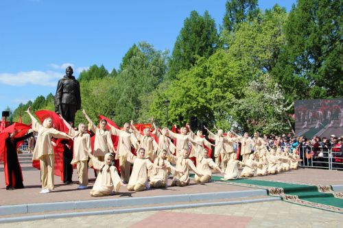 Фоторепортаж празднования Дня Победы в Заинске