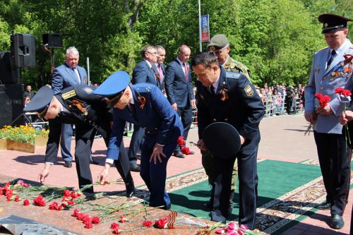 Фоторепортаж празднования Дня Победы в Заинске