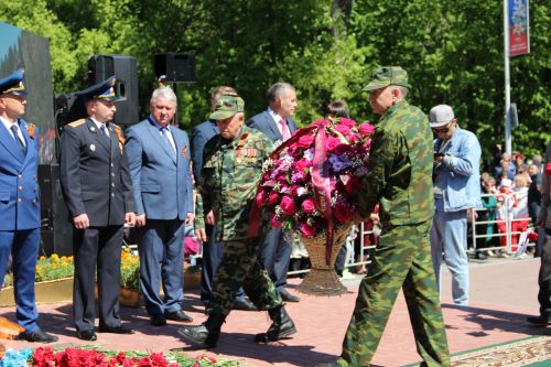 Фоторепортаж празднования Дня Победы в Заинске