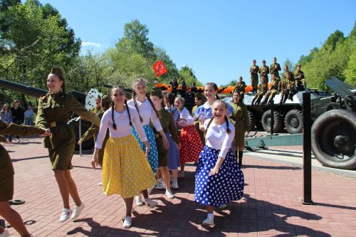 Фоторепортаж празднования Дня Победы в Заинске