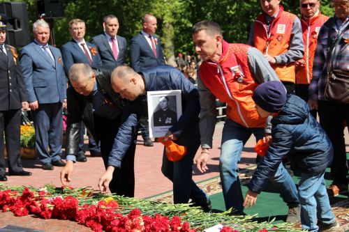 Фоторепортаж празднования Дня Победы в Заинске