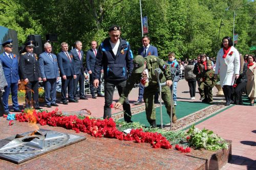 Фоторепортаж празднования Дня Победы в Заинске