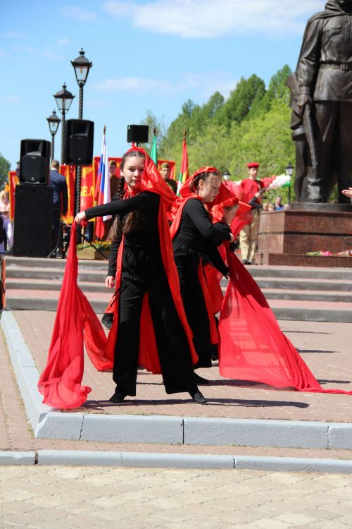 Фоторепортаж празднования Дня Победы в Заинске