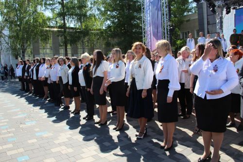 Фоторепортаж празднования Дня Победы в Заинске