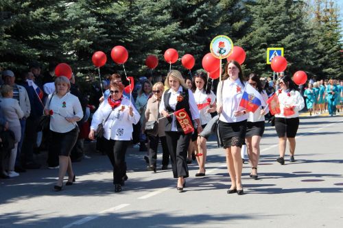 Фоторепортаж празднования Дня Победы в Заинске