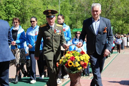 Фоторепортаж празднования Дня Победы в Заинске