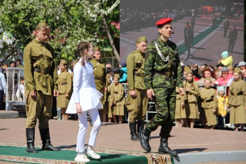 Фоторепортаж празднования Дня Победы в Заинске