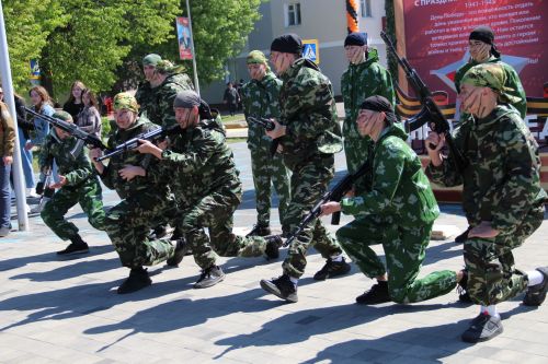 Фоторепортаж празднования Дня Победы в Заинске