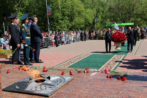 Фоторепортаж празднования Дня Победы в Заинске