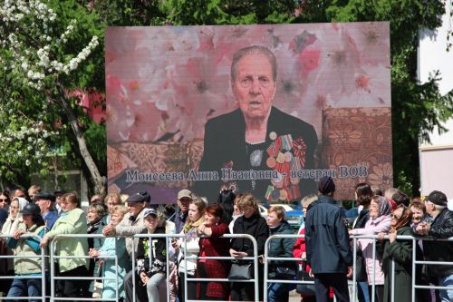 Фоторепортаж празднования Дня Победы в Заинске