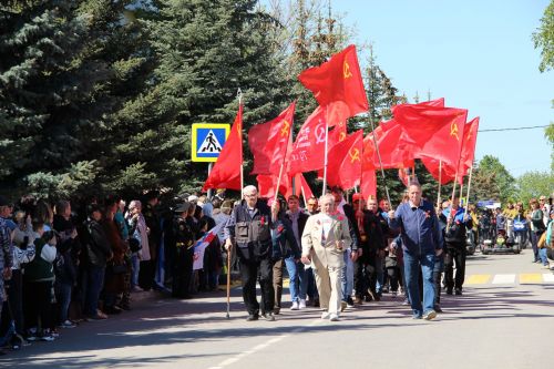 Фоторепортаж празднования Дня Победы в Заинске