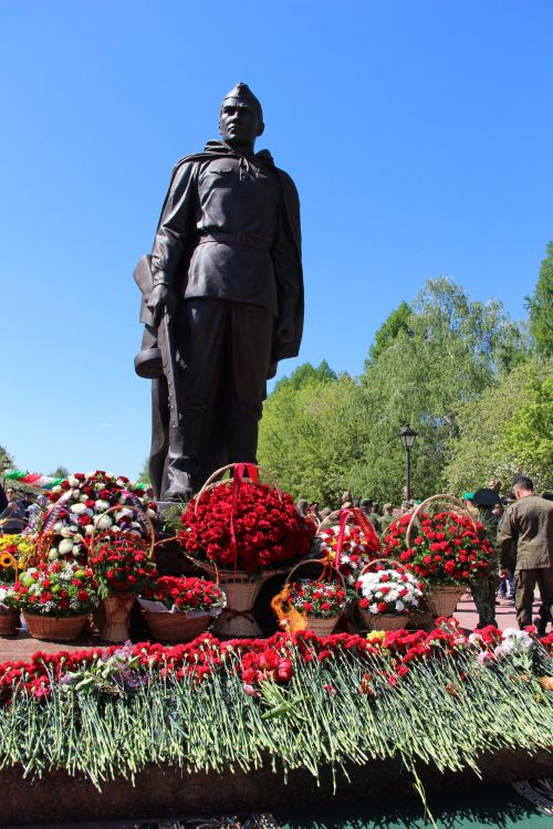 Фоторепортаж празднования Дня Победы в Заинске