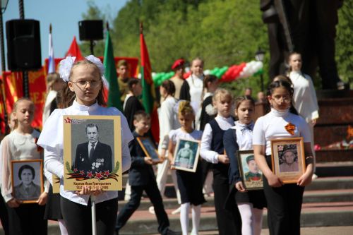 Фоторепортаж празднования Дня Победы в Заинске