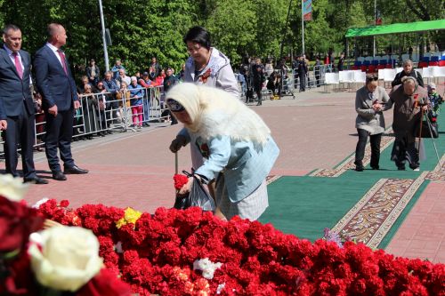 Фоторепортаж празднования Дня Победы в Заинске