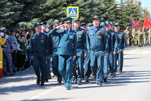 Фоторепортаж празднования Дня Победы в Заинске