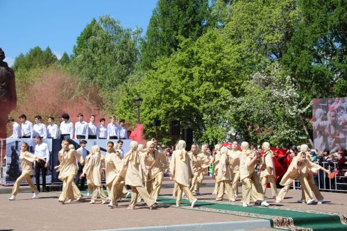 Фоторепортаж празднования Дня Победы в Заинске