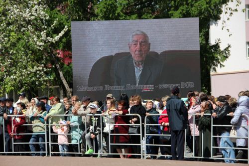 Фоторепортаж празднования Дня Победы в Заинске