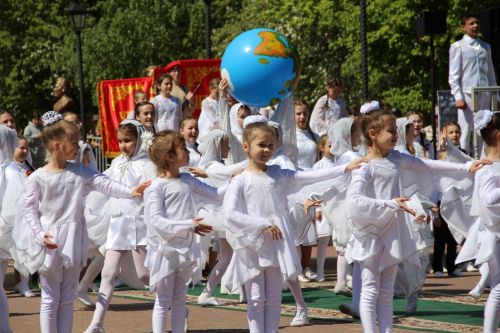 Фоторепортаж празднования Дня Победы в Заинске
