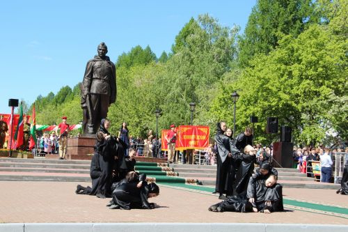 Фоторепортаж празднования Дня Победы в Заинске