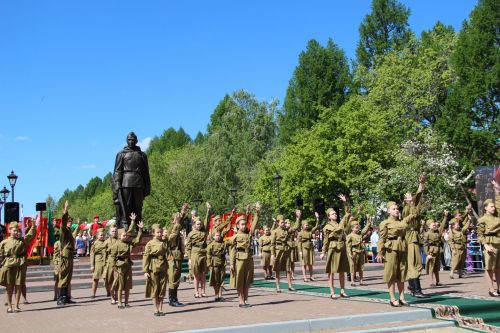 Фоторепортаж празднования Дня Победы в Заинске