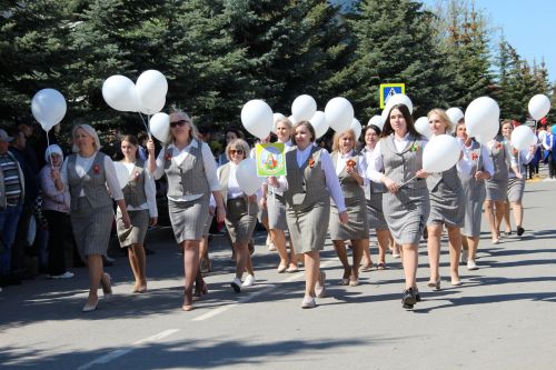 Фоторепортаж празднования Дня Победы в Заинске
