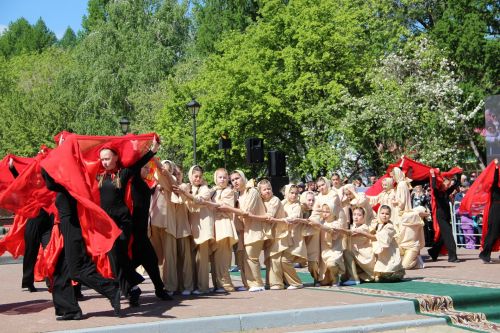 Фоторепортаж празднования Дня Победы в Заинске