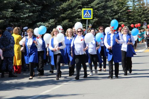 Фоторепортаж празднования Дня Победы в Заинске
