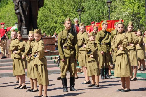 Фоторепортаж празднования Дня Победы в Заинске