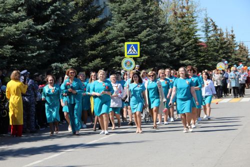 Фоторепортаж празднования Дня Победы в Заинске