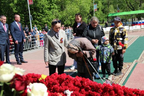Фоторепортаж празднования Дня Победы в Заинске