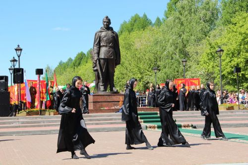 Фоторепортаж празднования Дня Победы в Заинске