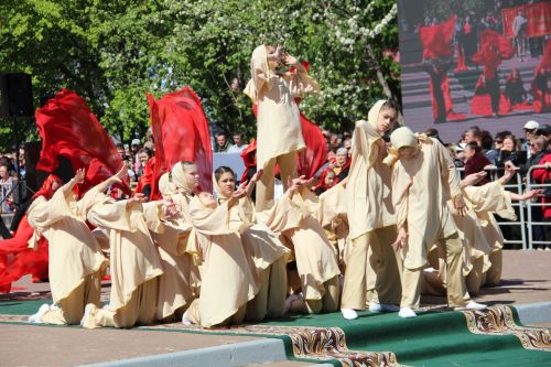 Фоторепортаж празднования Дня Победы в Заинске