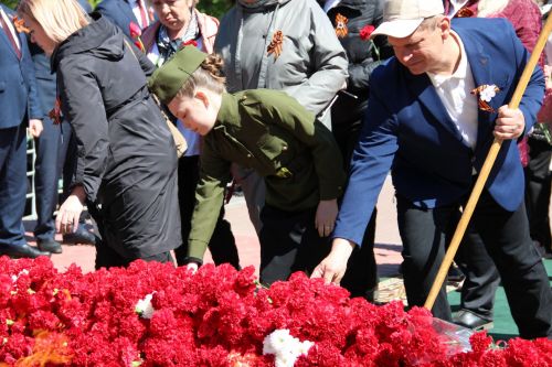 Фоторепортаж празднования Дня Победы в Заинске