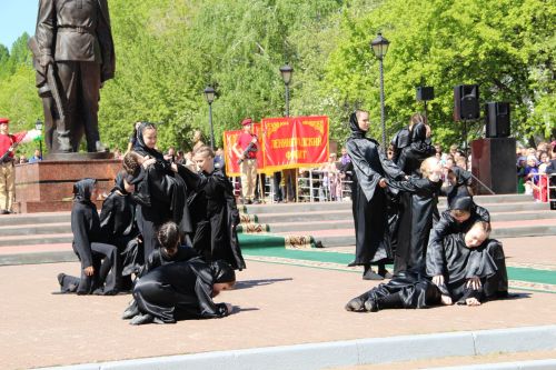 Фоторепортаж празднования Дня Победы в Заинске